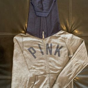 PINKVictoria's Secret 5th & Ocean Michigan zip up